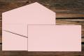 [164066123] Geschenkkarte DL 110x220 mm Flamingo gerippt 220 g/qm